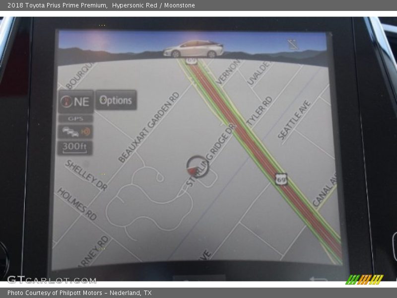 Hypersonic Red / Moonstone 2018 Toyota Prius Prime Premium