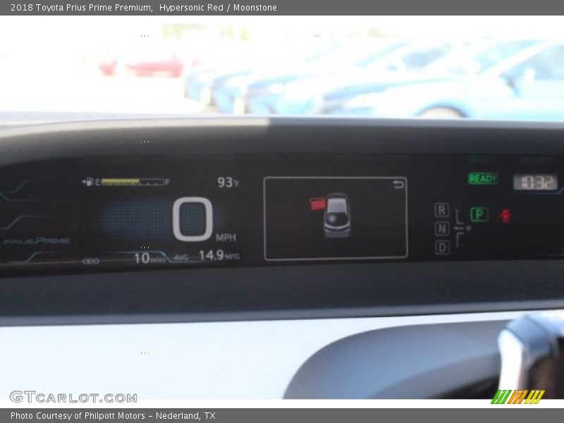 Hypersonic Red / Moonstone 2018 Toyota Prius Prime Premium
