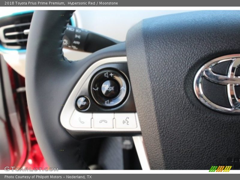 Hypersonic Red / Moonstone 2018 Toyota Prius Prime Premium