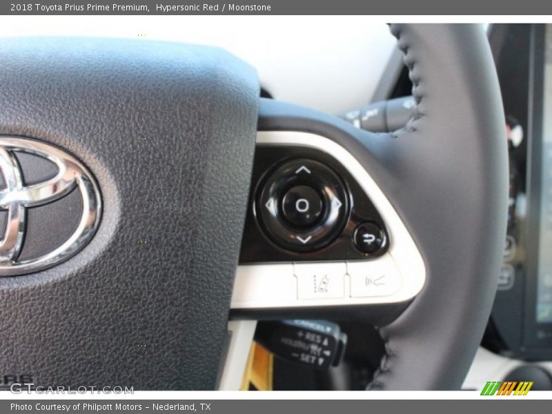 Hypersonic Red / Moonstone 2018 Toyota Prius Prime Premium