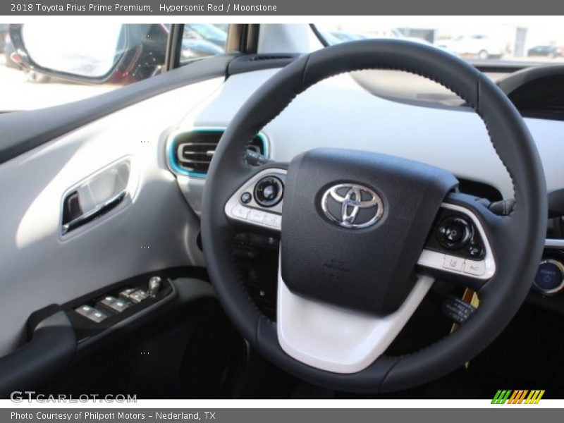 Hypersonic Red / Moonstone 2018 Toyota Prius Prime Premium
