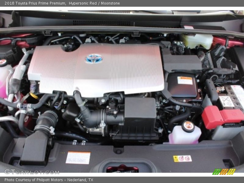 Hypersonic Red / Moonstone 2018 Toyota Prius Prime Premium