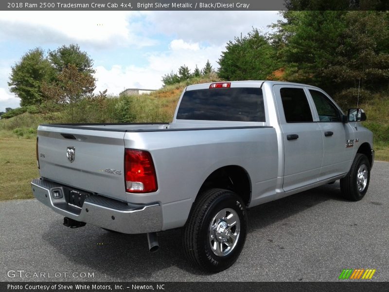 Bright Silver Metallic / Black/Diesel Gray 2018 Ram 2500 Tradesman Crew Cab 4x4