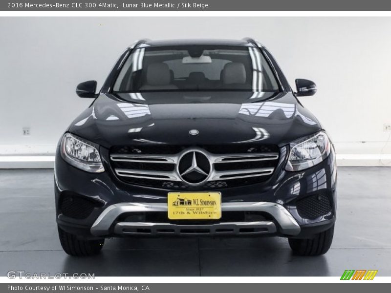 Lunar Blue Metallic / Silk Beige 2016 Mercedes-Benz GLC 300 4Matic