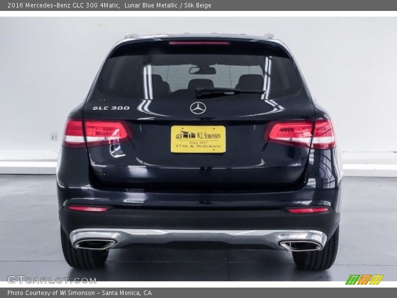 Lunar Blue Metallic / Silk Beige 2016 Mercedes-Benz GLC 300 4Matic