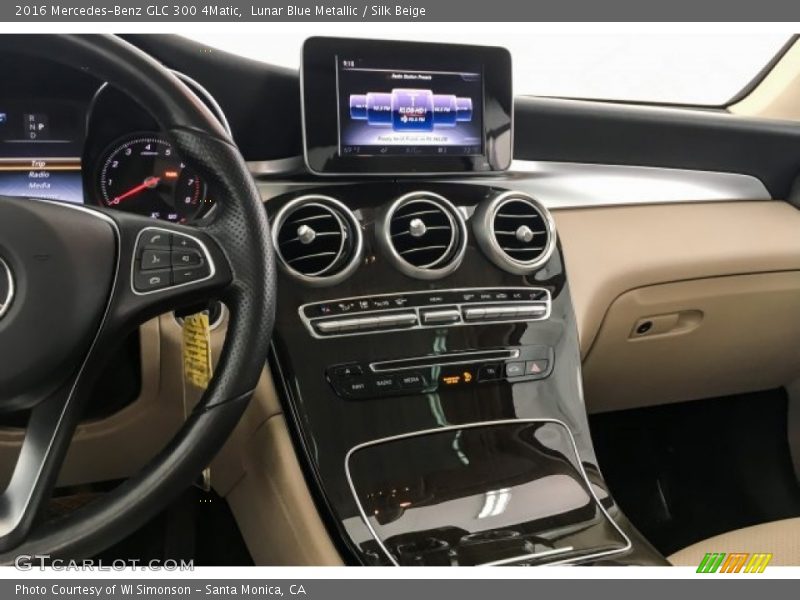 Lunar Blue Metallic / Silk Beige 2016 Mercedes-Benz GLC 300 4Matic