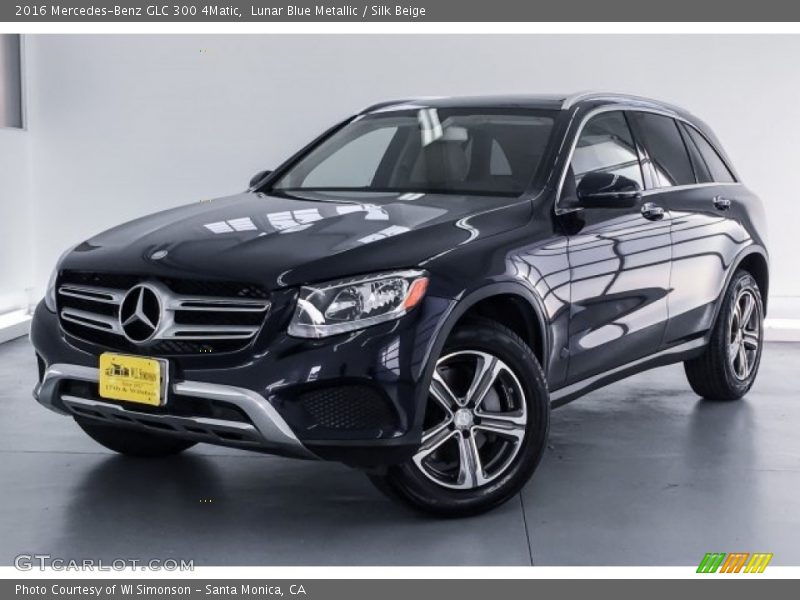 Lunar Blue Metallic / Silk Beige 2016 Mercedes-Benz GLC 300 4Matic