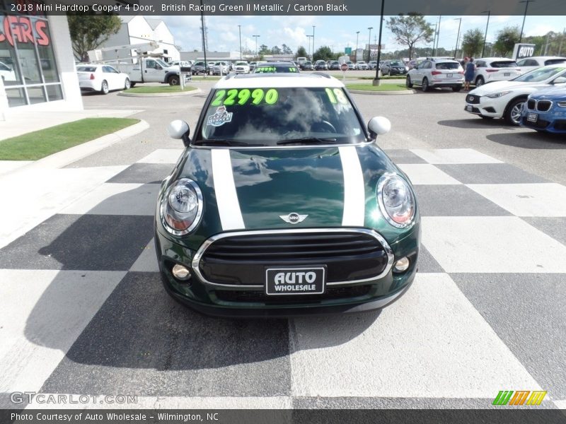 British Racing Green II Metallic / Carbon Black 2018 Mini Hardtop Cooper 4 Door