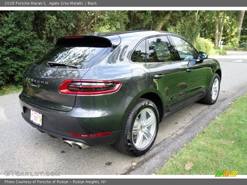 Agate Grey Metallic / Black 2018 Porsche Macan S