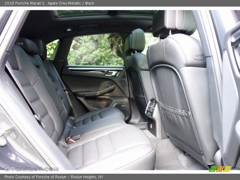 Agate Grey Metallic / Black 2018 Porsche Macan S
