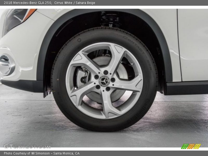 Cirrus White / Sahara Beige 2018 Mercedes-Benz GLA 250