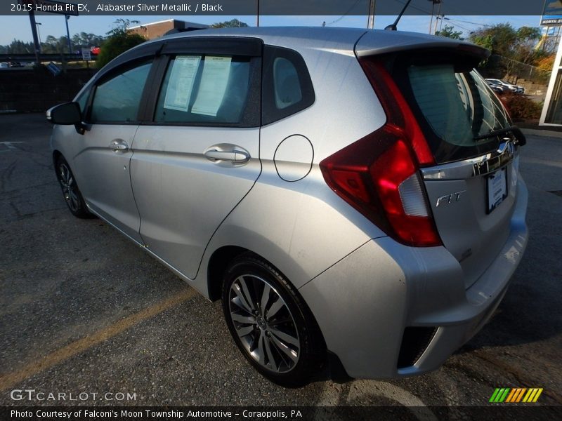 Alabaster Silver Metallic / Black 2015 Honda Fit EX