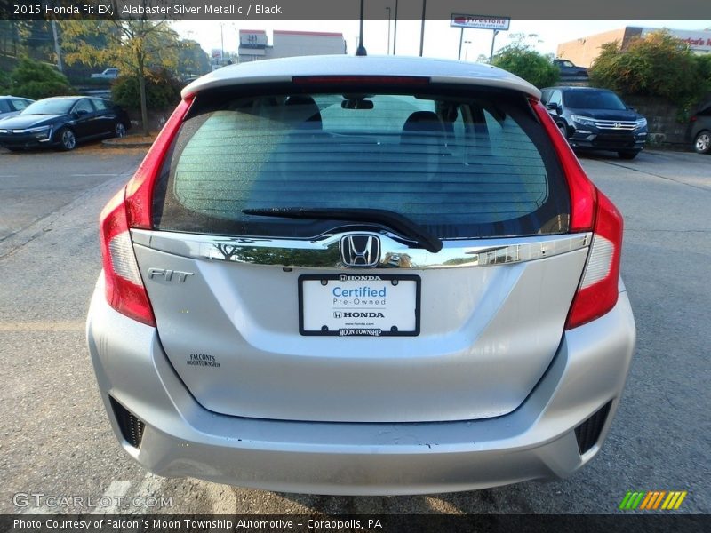Alabaster Silver Metallic / Black 2015 Honda Fit EX