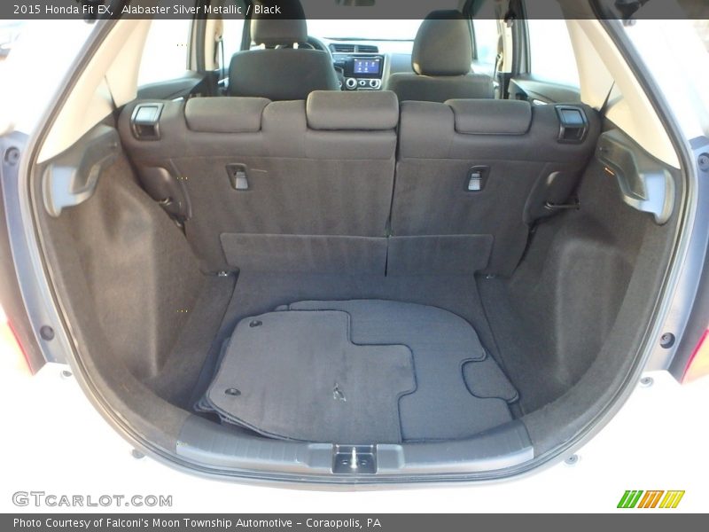 Alabaster Silver Metallic / Black 2015 Honda Fit EX