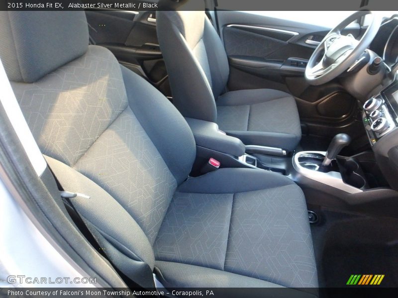Alabaster Silver Metallic / Black 2015 Honda Fit EX