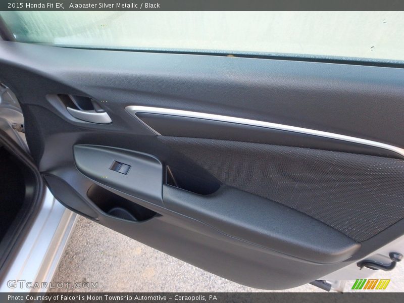 Alabaster Silver Metallic / Black 2015 Honda Fit EX