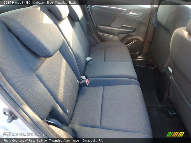 Alabaster Silver Metallic / Black 2015 Honda Fit EX