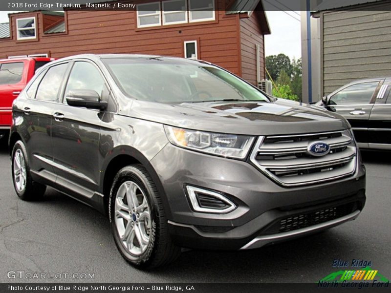 Magnetic / Ebony 2018 Ford Edge Titanium