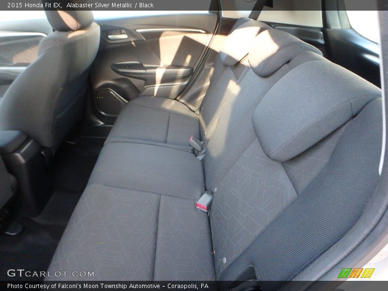Alabaster Silver Metallic / Black 2015 Honda Fit EX