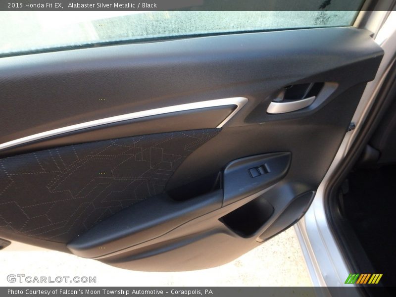 Alabaster Silver Metallic / Black 2015 Honda Fit EX