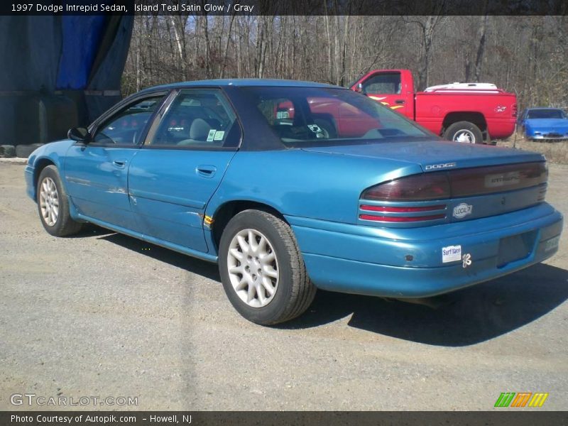 Island Teal Satin Glow / Gray 1997 Dodge Intrepid Sedan