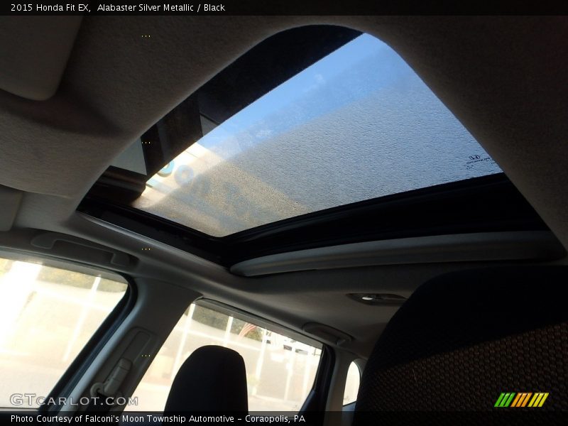 Alabaster Silver Metallic / Black 2015 Honda Fit EX