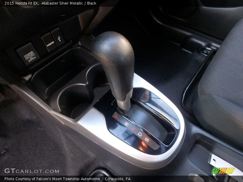 Alabaster Silver Metallic / Black 2015 Honda Fit EX