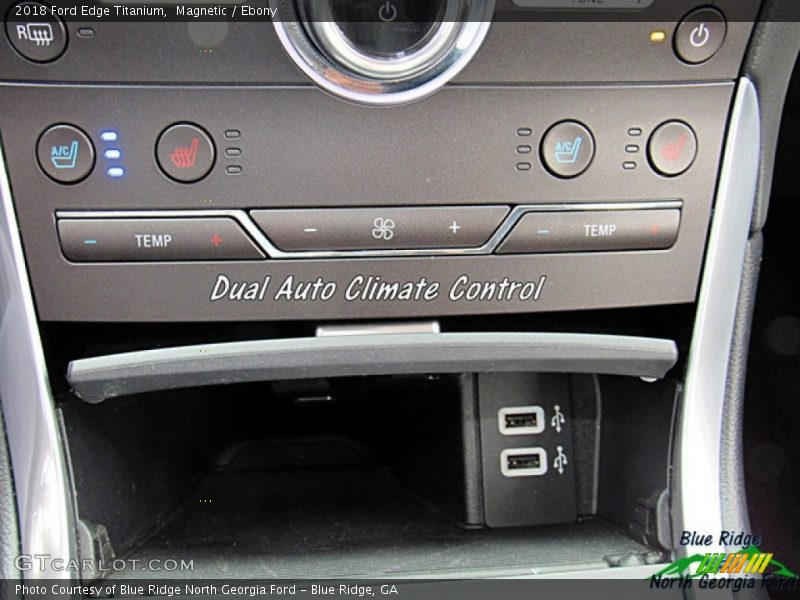 Magnetic / Ebony 2018 Ford Edge Titanium