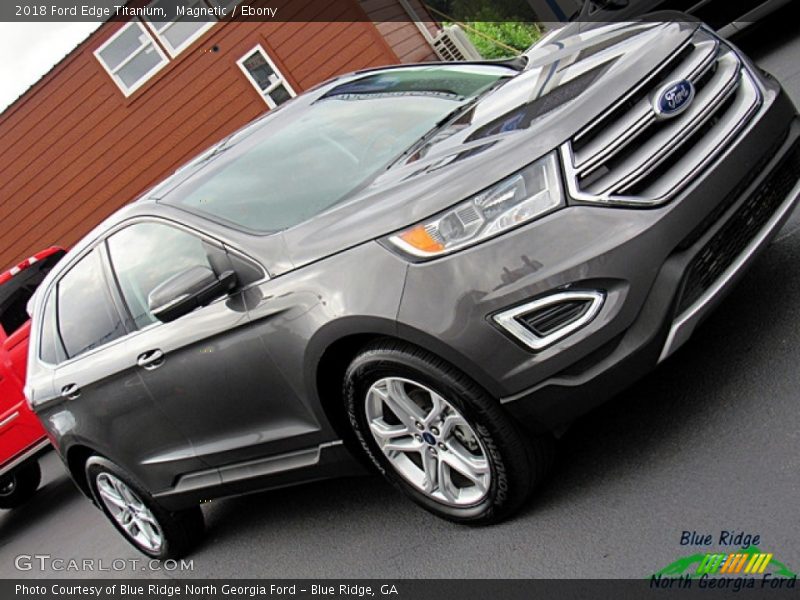 Magnetic / Ebony 2018 Ford Edge Titanium