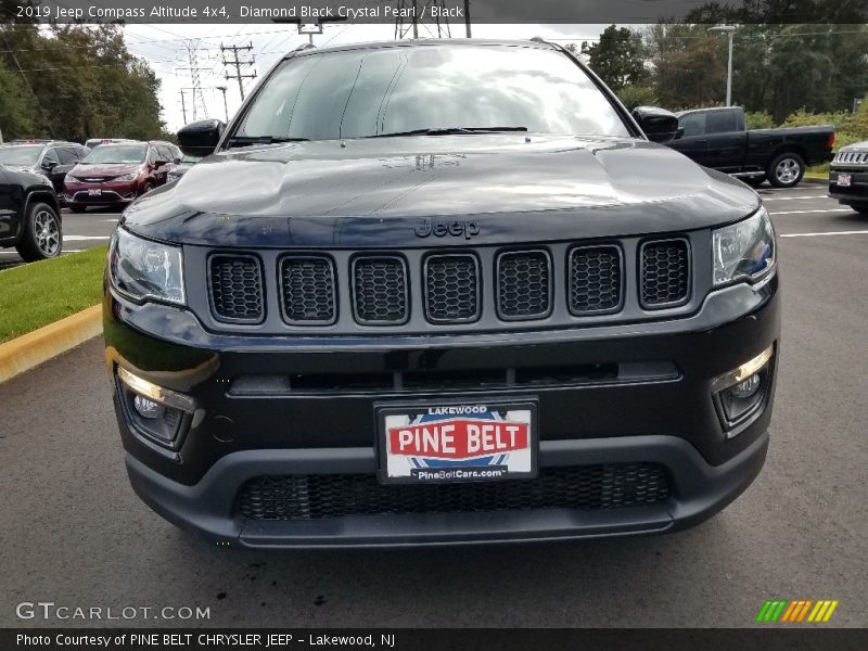 Diamond Black Crystal Pearl / Black 2019 Jeep Compass Altitude 4x4