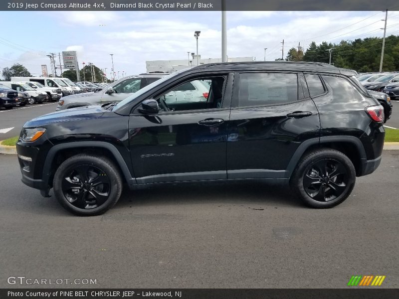  2019 Compass Altitude 4x4 Diamond Black Crystal Pearl