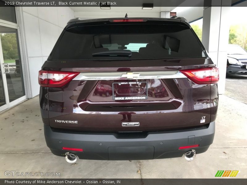 Black Current Metallic / Jet Black 2019 Chevrolet Traverse LT