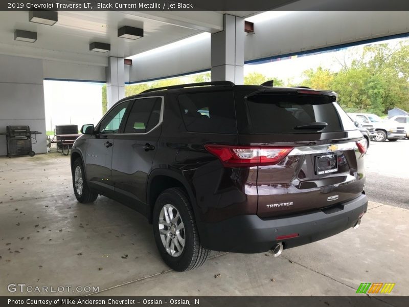 Black Current Metallic / Jet Black 2019 Chevrolet Traverse LT