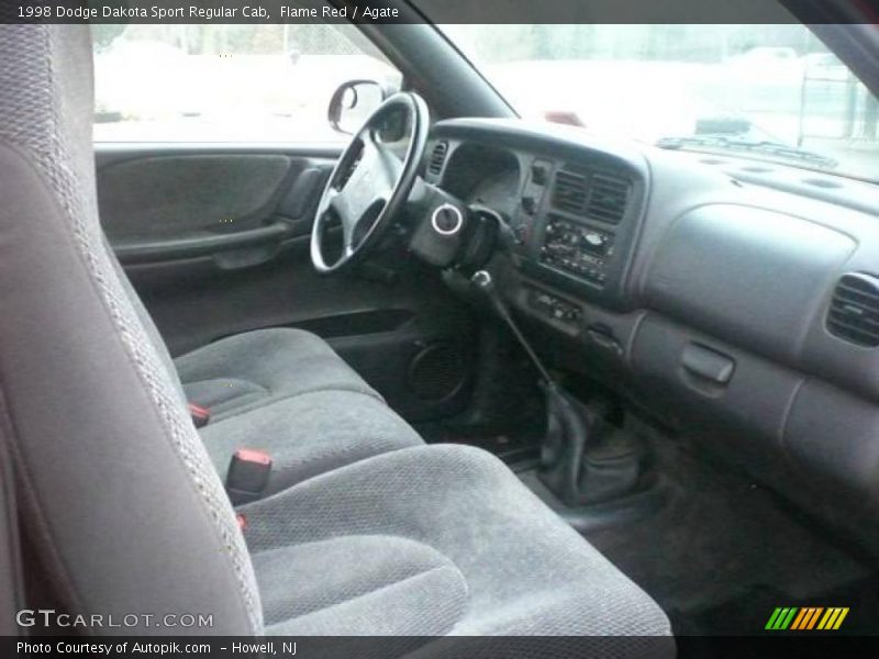 Flame Red / Agate 1998 Dodge Dakota Sport Regular Cab