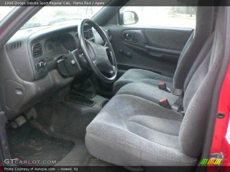 Flame Red / Agate 1998 Dodge Dakota Sport Regular Cab