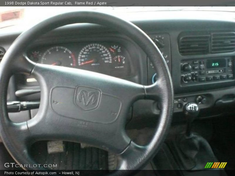 Flame Red / Agate 1998 Dodge Dakota Sport Regular Cab
