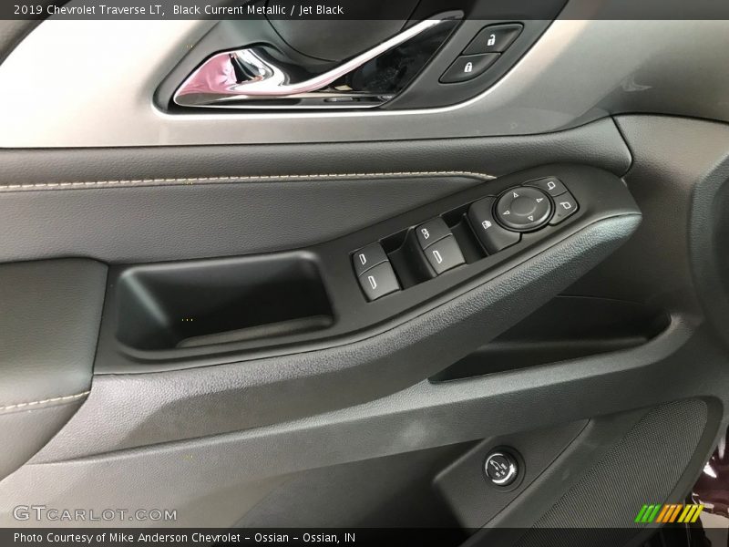 Black Current Metallic / Jet Black 2019 Chevrolet Traverse LT