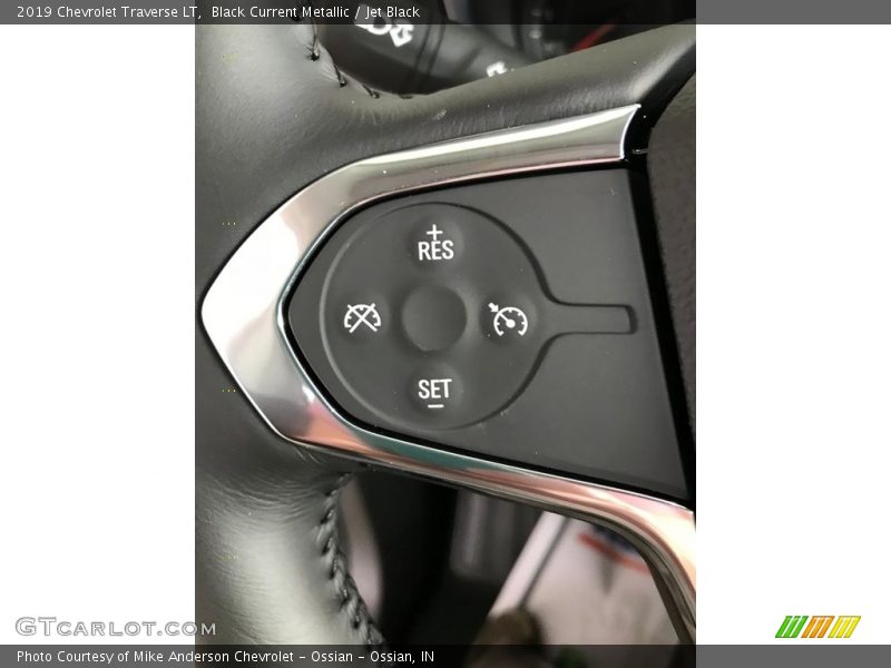 Black Current Metallic / Jet Black 2019 Chevrolet Traverse LT