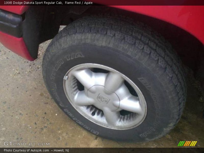 Flame Red / Agate 1998 Dodge Dakota Sport Regular Cab