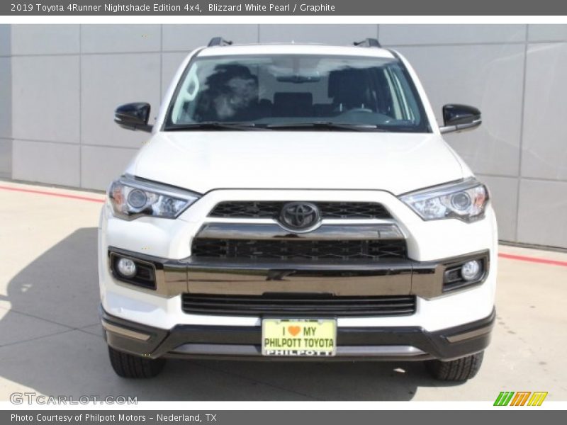 Blizzard White Pearl / Graphite 2019 Toyota 4Runner Nightshade Edition 4x4