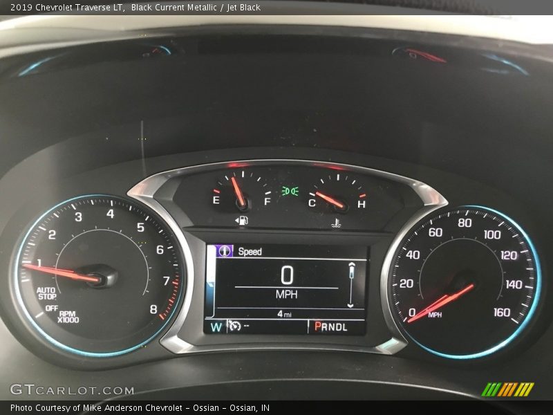 Black Current Metallic / Jet Black 2019 Chevrolet Traverse LT