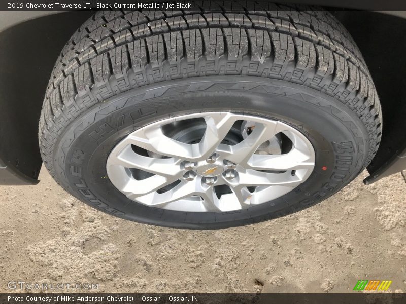 Black Current Metallic / Jet Black 2019 Chevrolet Traverse LT