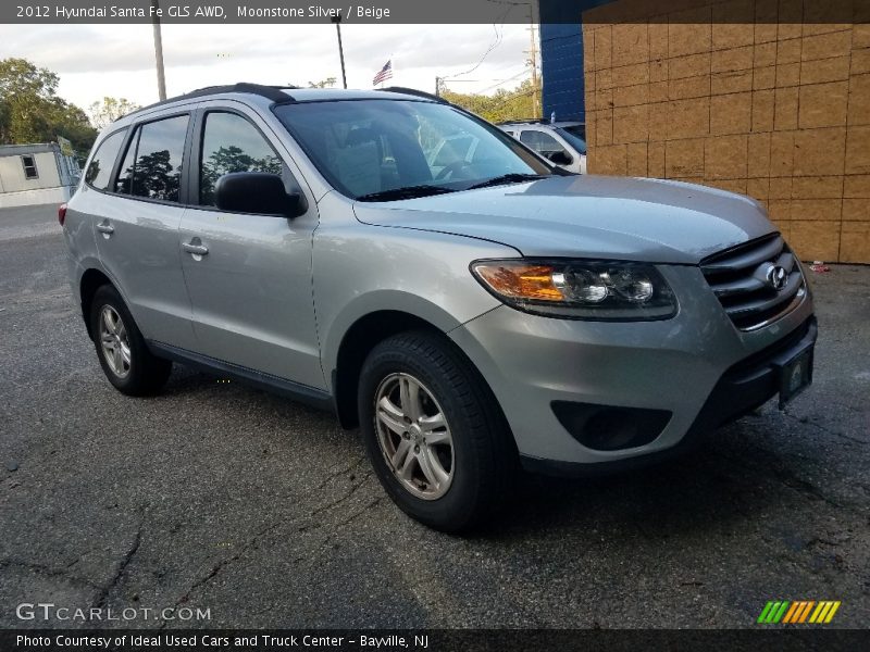 Moonstone Silver / Beige 2012 Hyundai Santa Fe GLS AWD