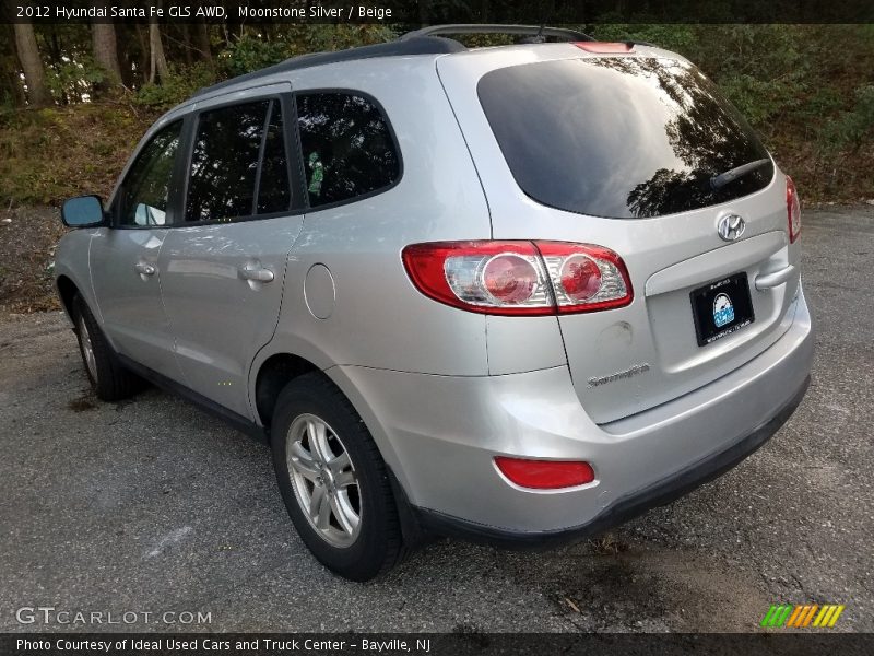 Moonstone Silver / Beige 2012 Hyundai Santa Fe GLS AWD
