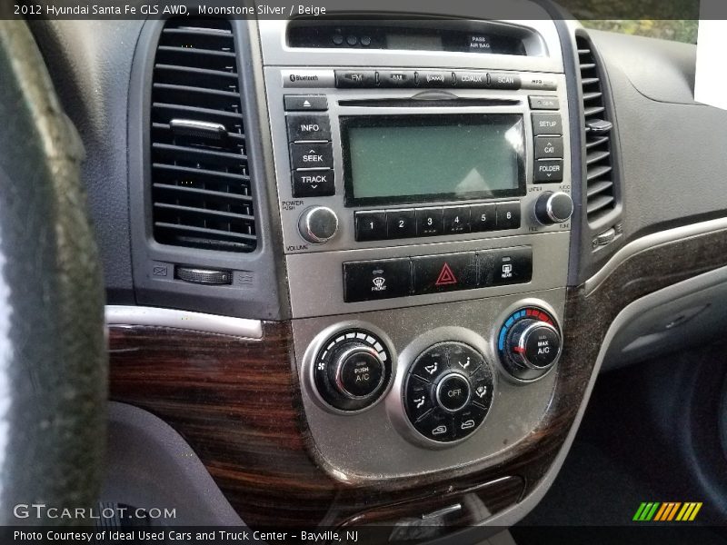 Moonstone Silver / Beige 2012 Hyundai Santa Fe GLS AWD