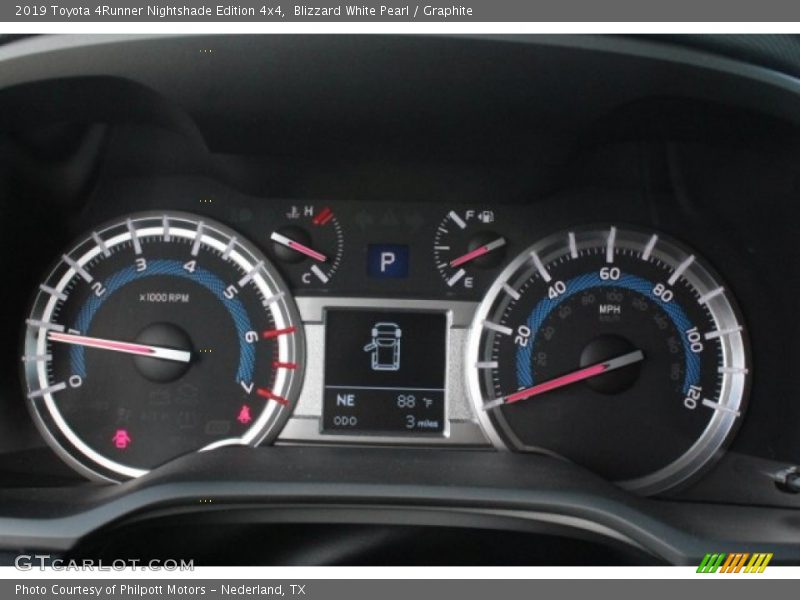  2019 4Runner Nightshade Edition 4x4 Nightshade Edition 4x4 Gauges