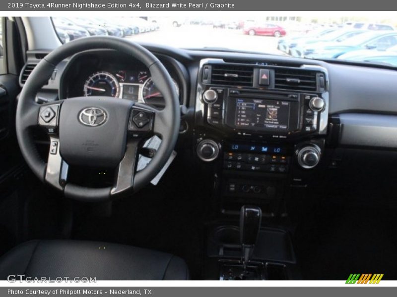 Dashboard of 2019 4Runner Nightshade Edition 4x4