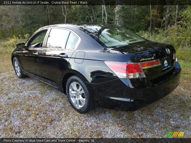 Crystal Black Pearl / Black 2011 Honda Accord LX-P Sedan