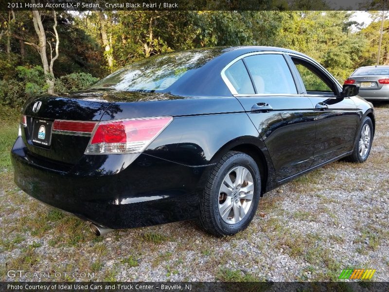 Crystal Black Pearl / Black 2011 Honda Accord LX-P Sedan