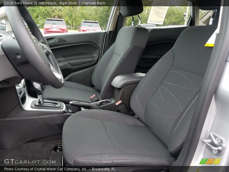 Ingot Silver / Charcoal Black 2018 Ford Fiesta SE Hatchback